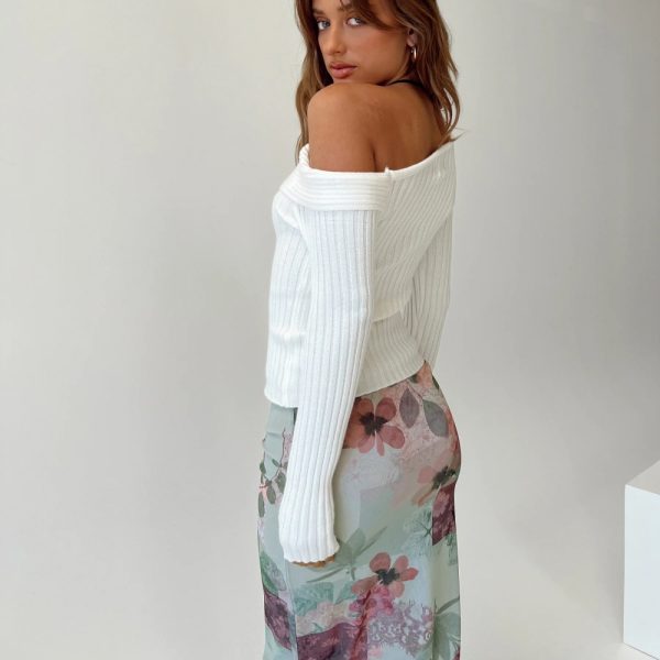 French style fall winter sexy slim fit slant shoulder sweaters lapel long sleeve knitted solid color rib knitwear women