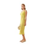 summer fashion knitted One Shoulder irregular design omen's sexy stylish hollow out see through mini vacation dress