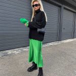 hot selling high neck solid color pullover knitwear women long oversize knit split casual sweaters