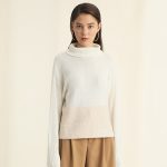 Fashion autumn winter turtleneck women knitted long sleeve thermal pullover knitted sweater
