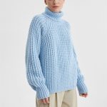 High quality turtleneck knitwear Long Sleeve pure color Knitted oversize thick elegant sweater women
