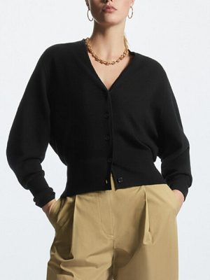 V neck single-breasted sweaters coat slim fit waist jumpers solid color elegant women cardigans