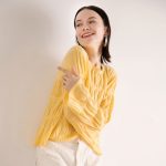 Spring Autumn crew-neck knitwear solid color lazy style long sleeve pullover knitted sweater