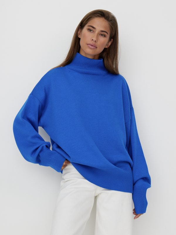 fall winter half turtleneck pure color jumpers mujer casual pullover oversize elegant women knitted sweaters