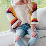 spring summer women's knitwear off shoulder collar bat sleeve sweaters hollow out pullover jumpers
