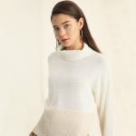 Fashion autumn winter turtleneck women knitted long sleeve thermal pullover knitted sweater