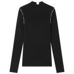 Clothing Women elegant pullover sweaters solid color slim fit warm cozy half high collar mujer jumpers