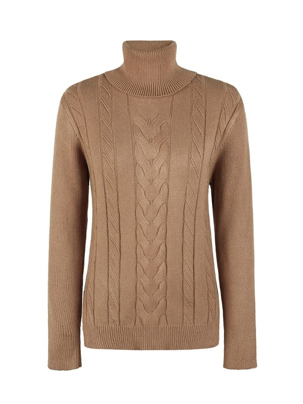 autumn winter thicken twisted knitwear solid color casual vintage turtleneck women warm sweaters