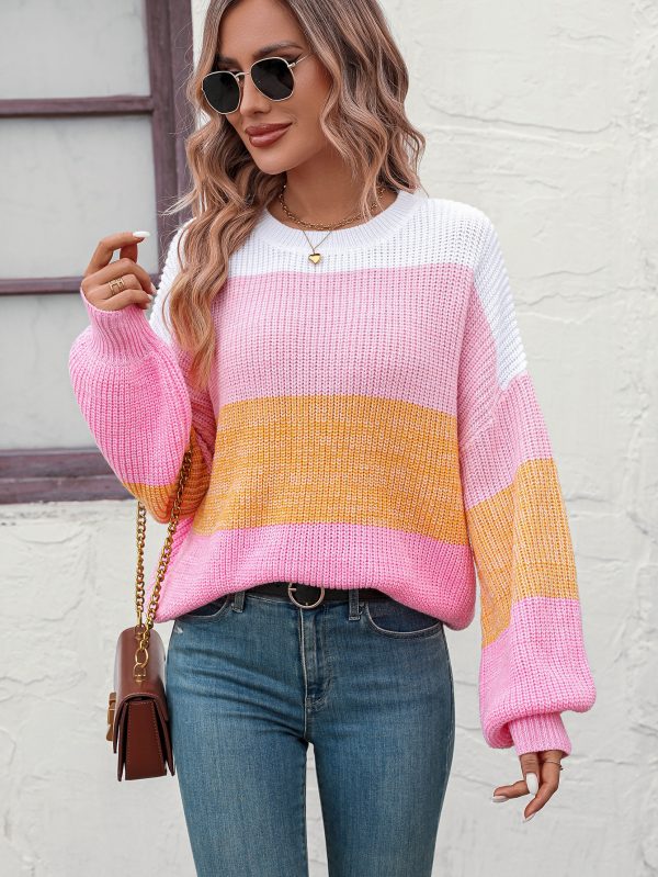 clothing hollow out knitted sweaters women pullover casual solid color ladies holiday jumpers
