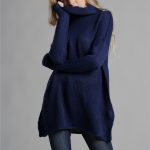 New arrival rolled collar jumper casual loose pure color winter autumn long sleeve women sweaters