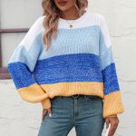 clothing hollow out knitted sweaters women pullover casual solid color ladies holiday jumpers
