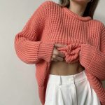 Women's knitwear o-neck loose solid color fall winter oversize pullover elegant sweaters