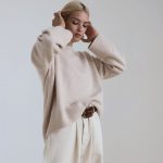 new design women loose long sleeve solid color knitwear macaron COLOR pullover o-neck casual sweaters