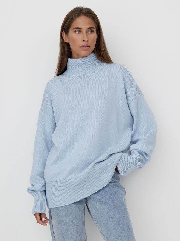 fall winter half turtleneck pure color jumpers mujer casual pullover oversize elegant women knitted sweaters