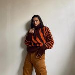 autumn winter thicken half collar Zipper knitwear pullover loose casual color blocking sweater mujer 2026