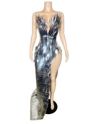 ZD Women's 2025 Trending Sexy A-Line Nightclub Dress Sequin-Adorned Appliques Birthday Gown Beading Embroidery Wholesale Parties