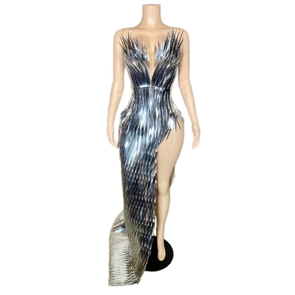 ZD Women's 2025 Trending Sexy A-Line Nightclub Dress Sequin-Adorned Appliques Birthday Gown Beading Embroidery Wholesale Parties